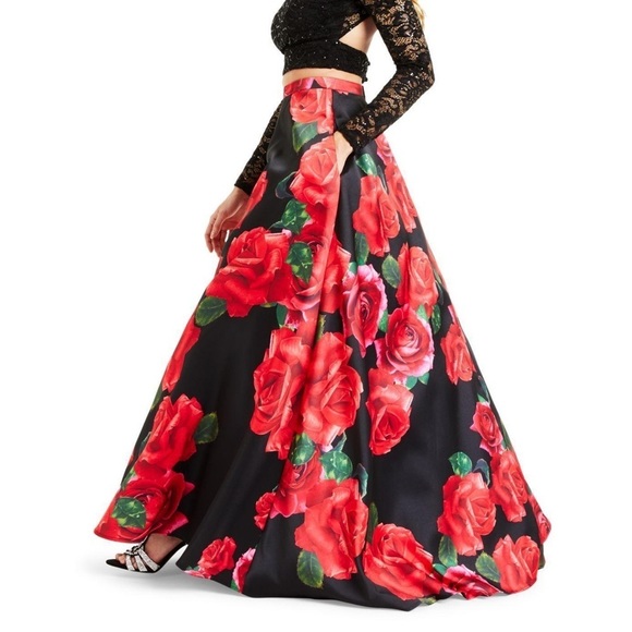 B. Darlin Voluminous Ball Skirt Girls size 11/12 - Picture 2 of 8